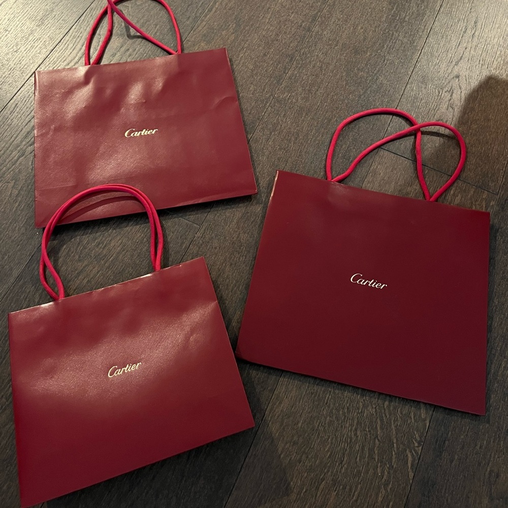 Cartier Shopping Bags